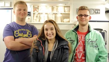 Unser "Azubi-Trio" im Jahr 2017